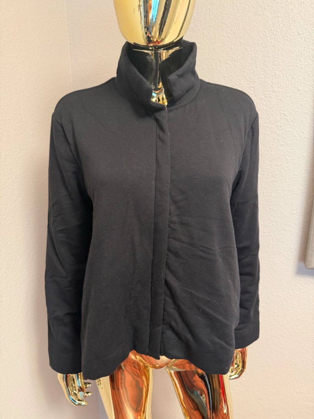 Eileen Fisher, new, padded hug fabric, zipped jacket, size XS
